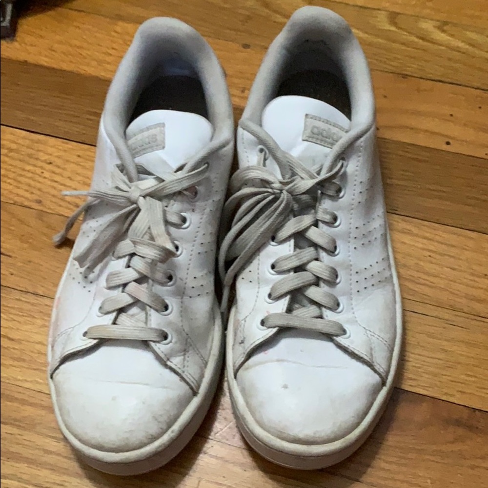 white adidas
